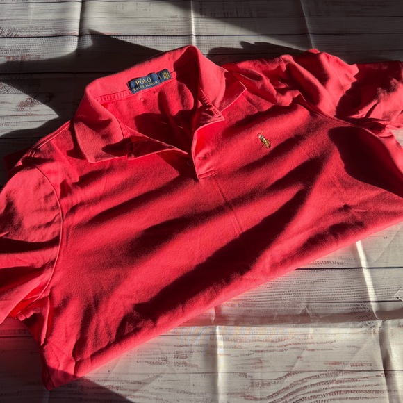Polo Ralph Lauren Other - Ralph Lauren - Classic Fit - Coral Color Large Men Polo Shirt